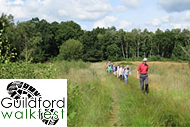 Launch of Guildford Walkfest - walk on Whitmoor Common