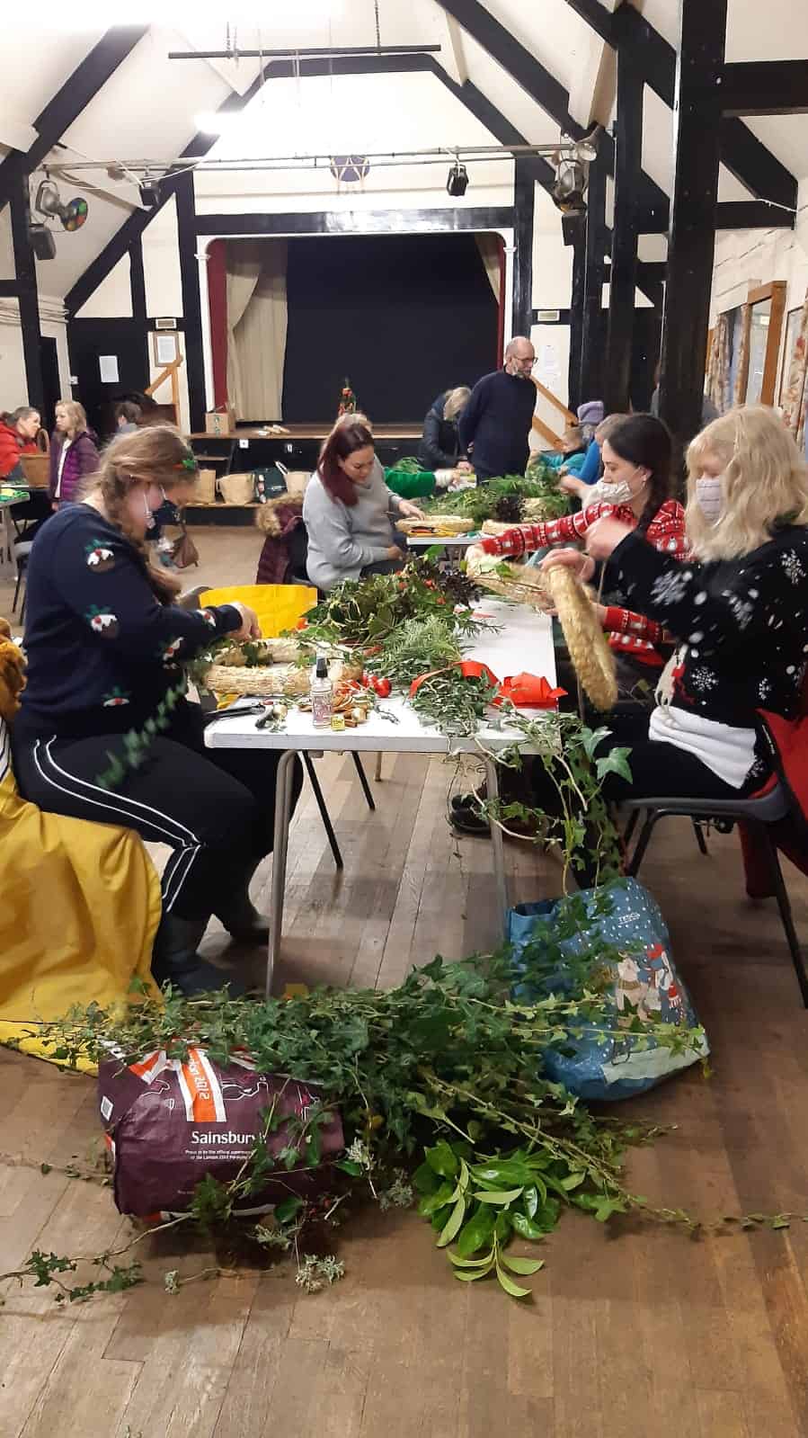 Christmas Wreath making for all the family Surrey Hills Society