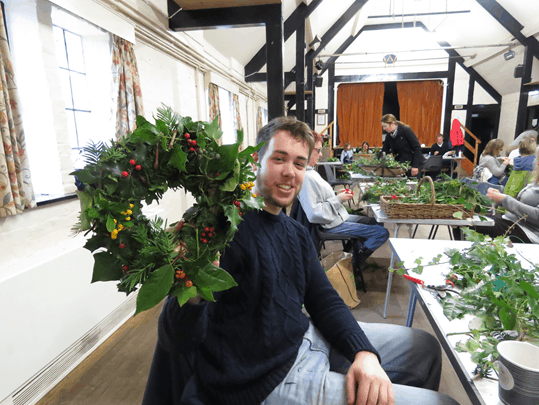 Christmas Decoration Making and walk