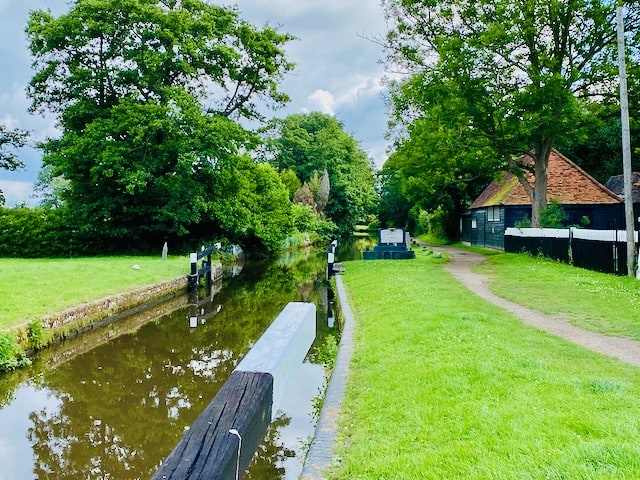 As part of Guildford's Walkfest a walk around Sutton Green and Wey