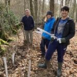 Community Hedge Planting Day at Woodcote Farm