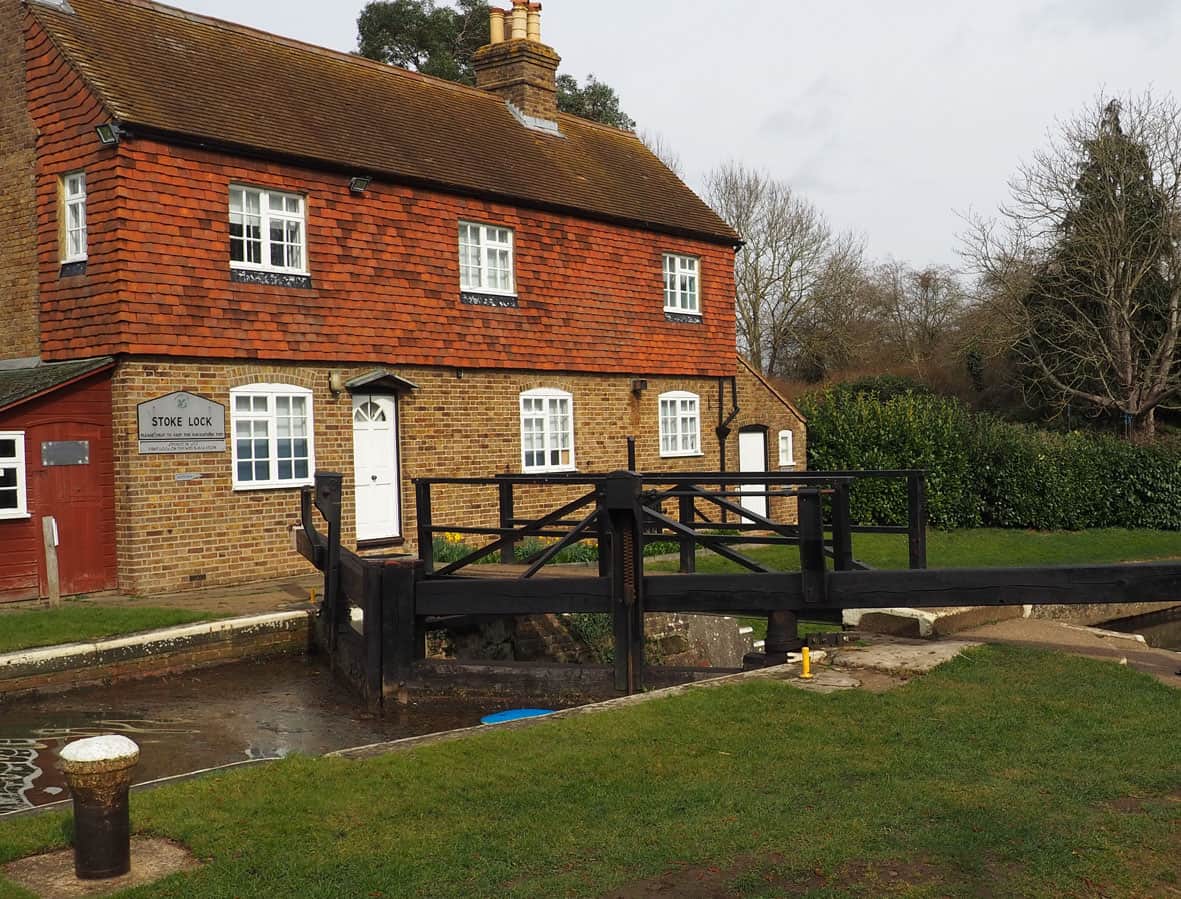 River Wey Navigation from Dapdune to Stoke as part of Guildford Walkfest