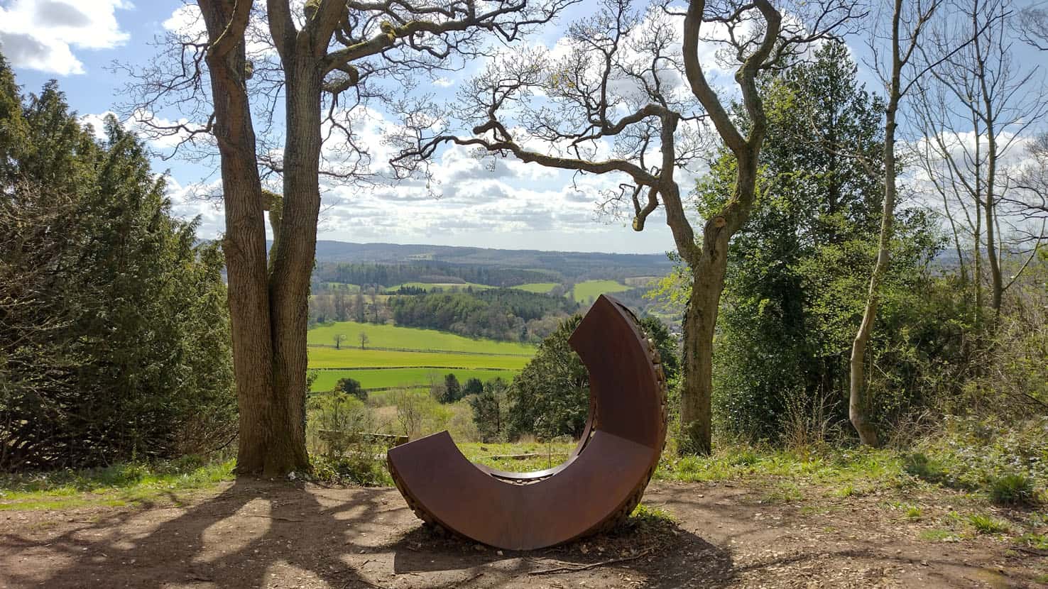 Walking the North Downs Way from Guildford to Dorking as part of Guildford Walkfest