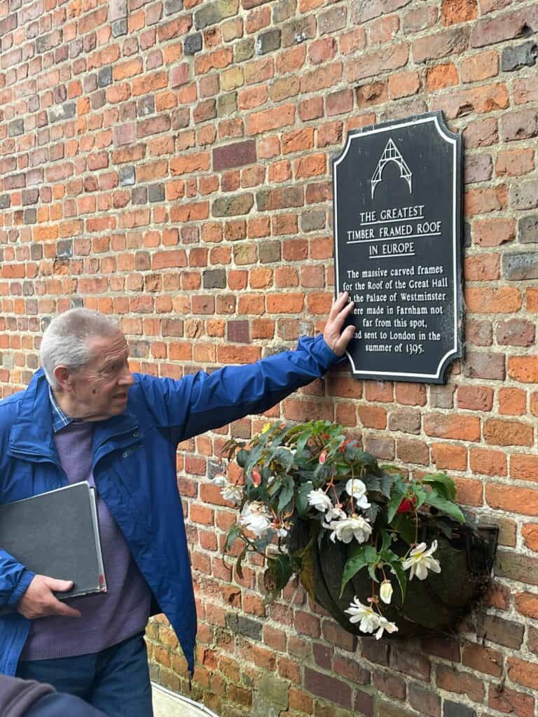 The Surrey Hills Society visit Farnham for their AGM Surrey Hills Society