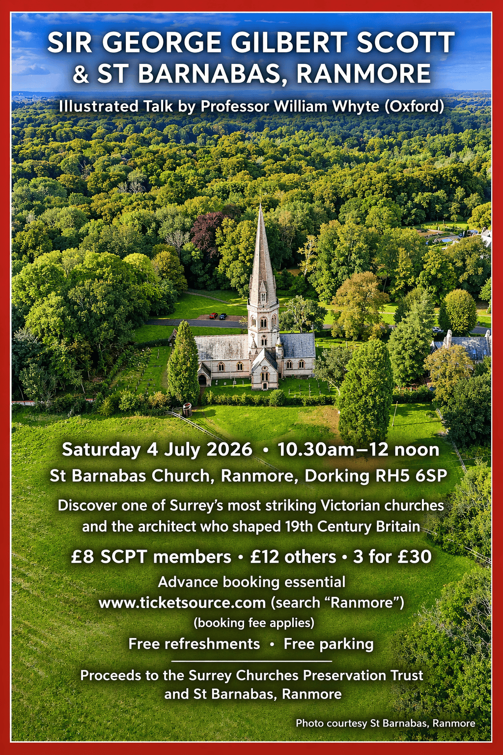 SCPT - Illustrated talk by Professor William Whyte on the life and work of Sir George Gilbert Scott
